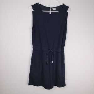 Navy Sleeveless Romper womens size‎ M